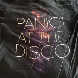Black Panic! At The Disco Graphic TeePanic! Tee. Size L, fits like an adult S